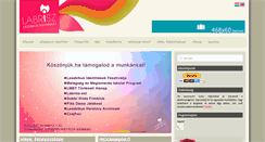 Desktop Screenshot of labrisz.hu